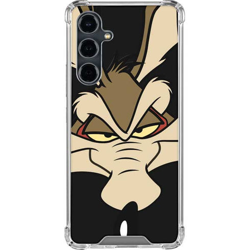 Looney Tunes Wile E. Coyote Smile Galaxy S23 FE Clear Case